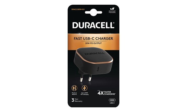 Duracell 20W USB-C PD-lader