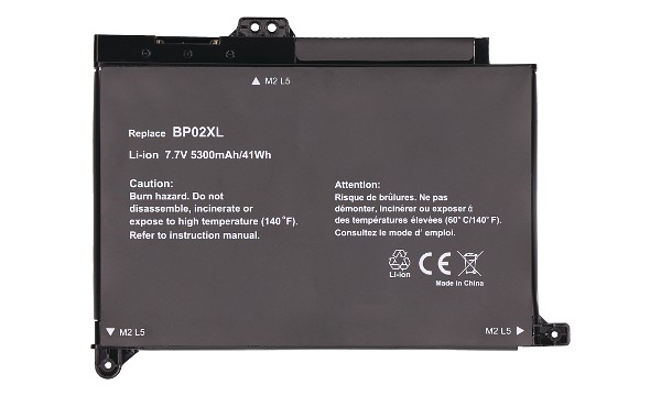 Pavilion 15-ab207nc Batteri (2 Celler)