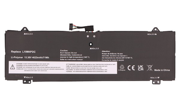 Ideapad Yoga 7-14ITL5 82BH Batteri (4 Celler)