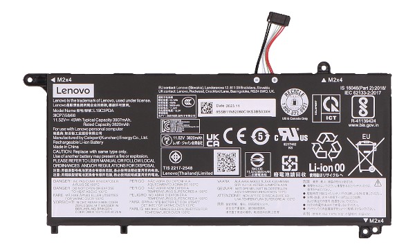 L19L3PDA Batteri (3 Celler)