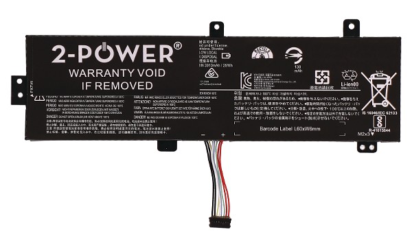 Ideapad 310-15IKB 80TV Batteri (2 Celler)