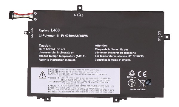 ThinkPad L14 Gen 2 20X2 Batteri (3 Celler)