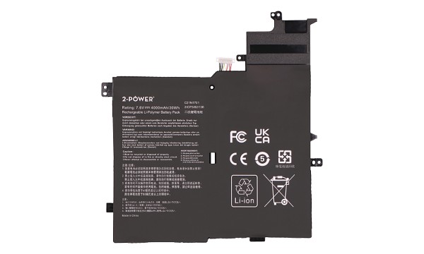 K406UA-BM142T Batteri (2 Celler)