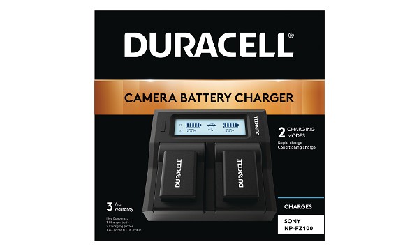 A7 MkIII Duracell LED Dual DSLR Battery Charger