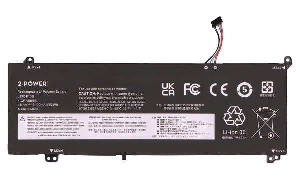 L19M4PDB Batteri (4 Celler)