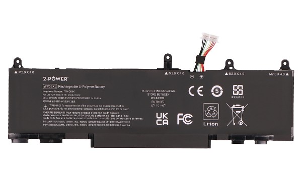 WP03XL Batteri (3 Celler)