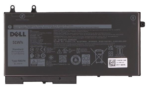 TNT6H Batteri (3 Celler)