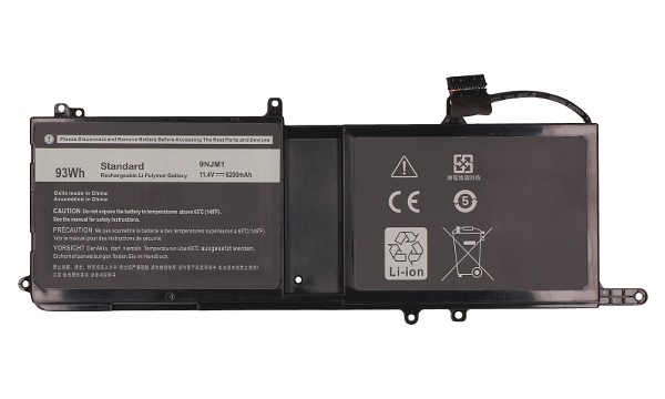 Alienware 15 R4 Batteri (6 Celler)