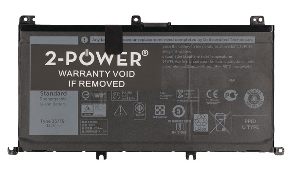 Inspiron 15 7566 Batteri (6 Celler)