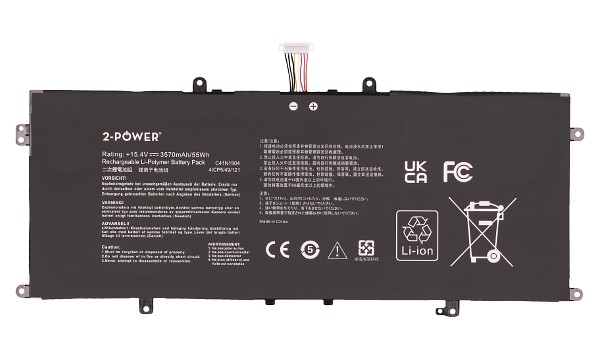 Zenbook 14 UN425 Batteri (4 Celler)