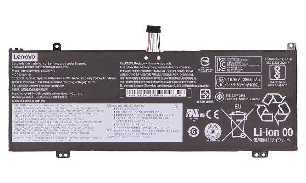 Thinkbook 13S-IWL 20R9 Batteri (4 Celler)