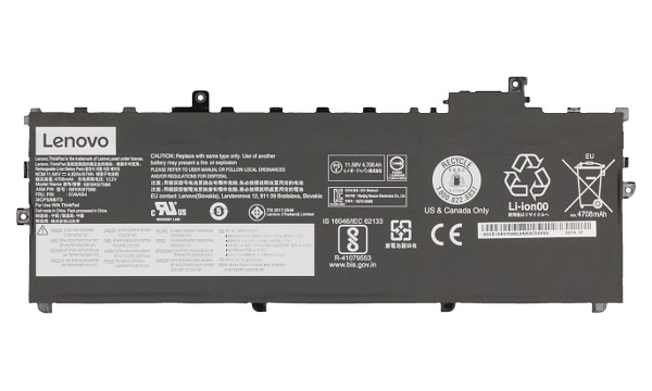 ThinkPad X1 Carbon 20K4 Batteri (3 Celler)