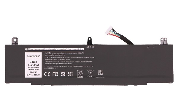 Alienware 13 R3 Batteri (4 Celler)