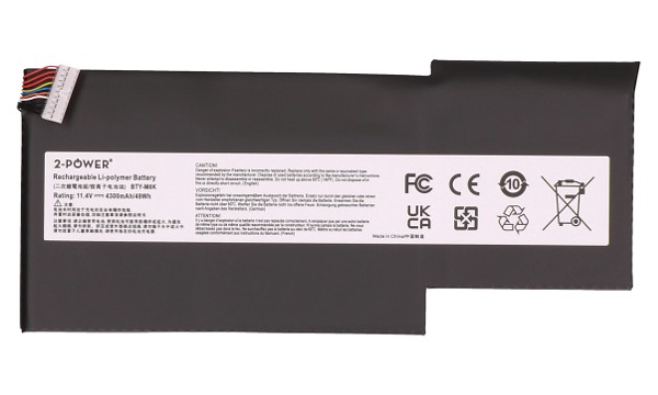 GS43VR Batteri (3 Celler)